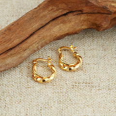 14K Gold Plated hanging earrings
