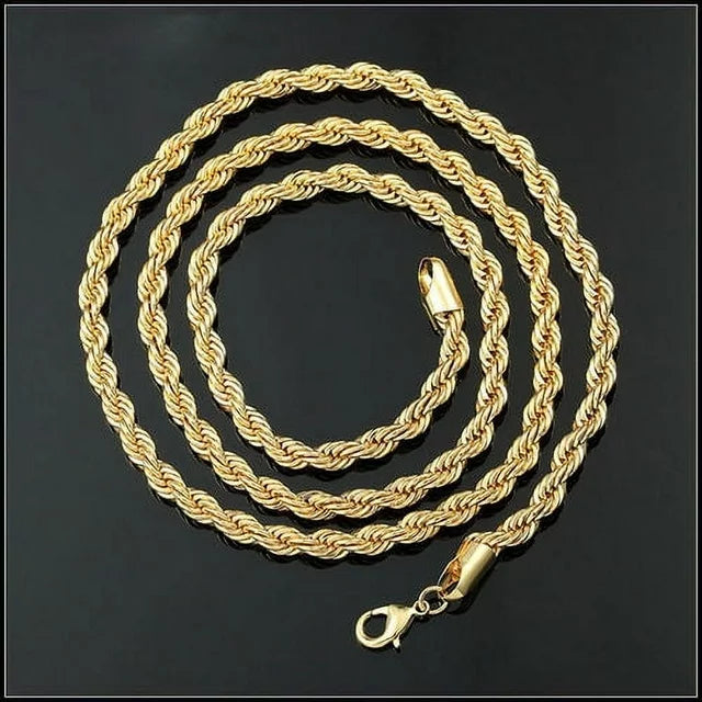Giovani GOLD NYC 14K Gold Rope Chain 24" Unisex