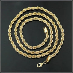 Giovani GOLD NYC 14K Gold Rope Chain 24" Unisex