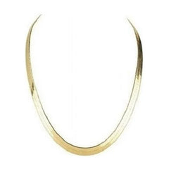 14K Herringbone Flat Necklace 20"
