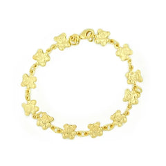 Giovani GOLD NYC 14k Gold Teddy Bracelet 7.5 "