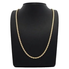 Giovani GOLD NYC 14k Gold Filled Yellow 3MM Rope Chain