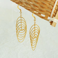 Giovani GOLD NYC 14K Gold Chandelier Hanging Earrings