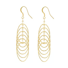 Giovani GOLD NYC 14K Gold Chandelier Hanging Earrings