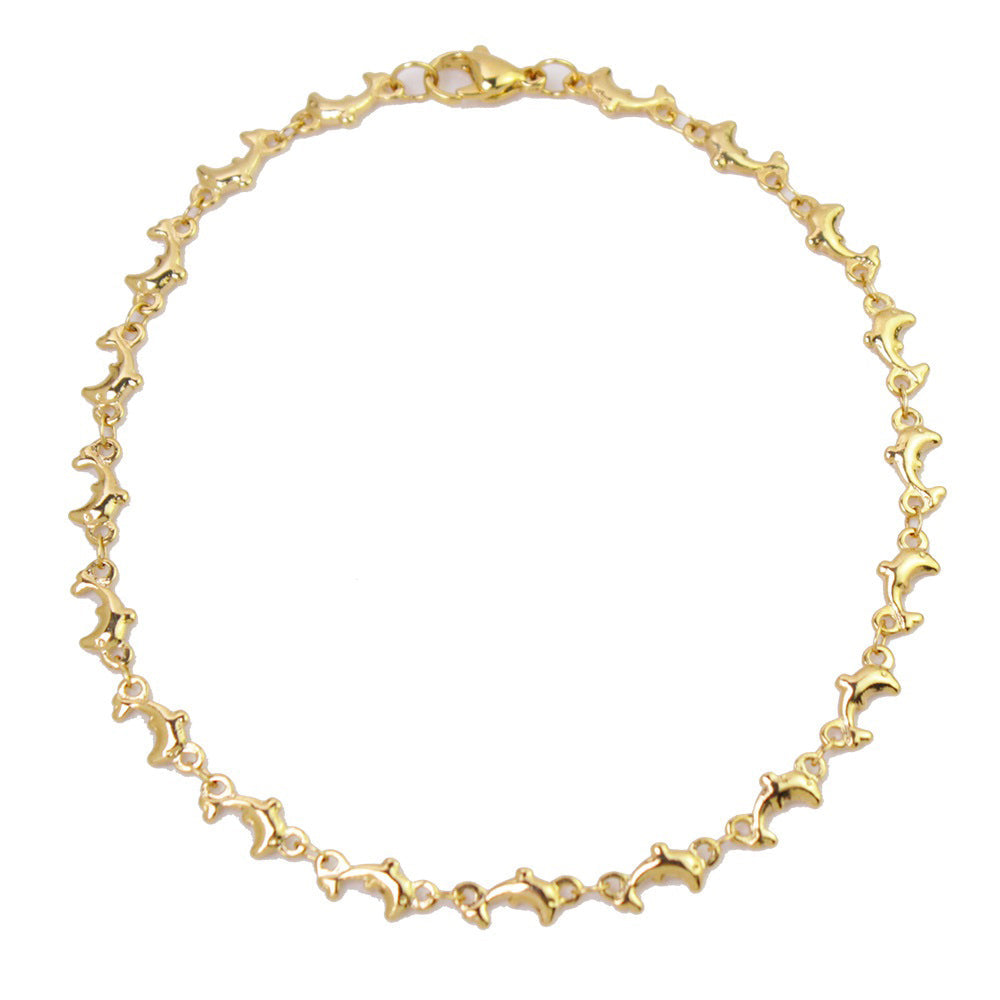 Giovani GOLD NYC Gold Dolphin Anklet