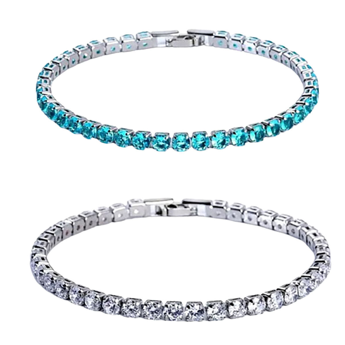 Giovani GOLD NYC 7-Inch Shimmering Tennis Bracelet