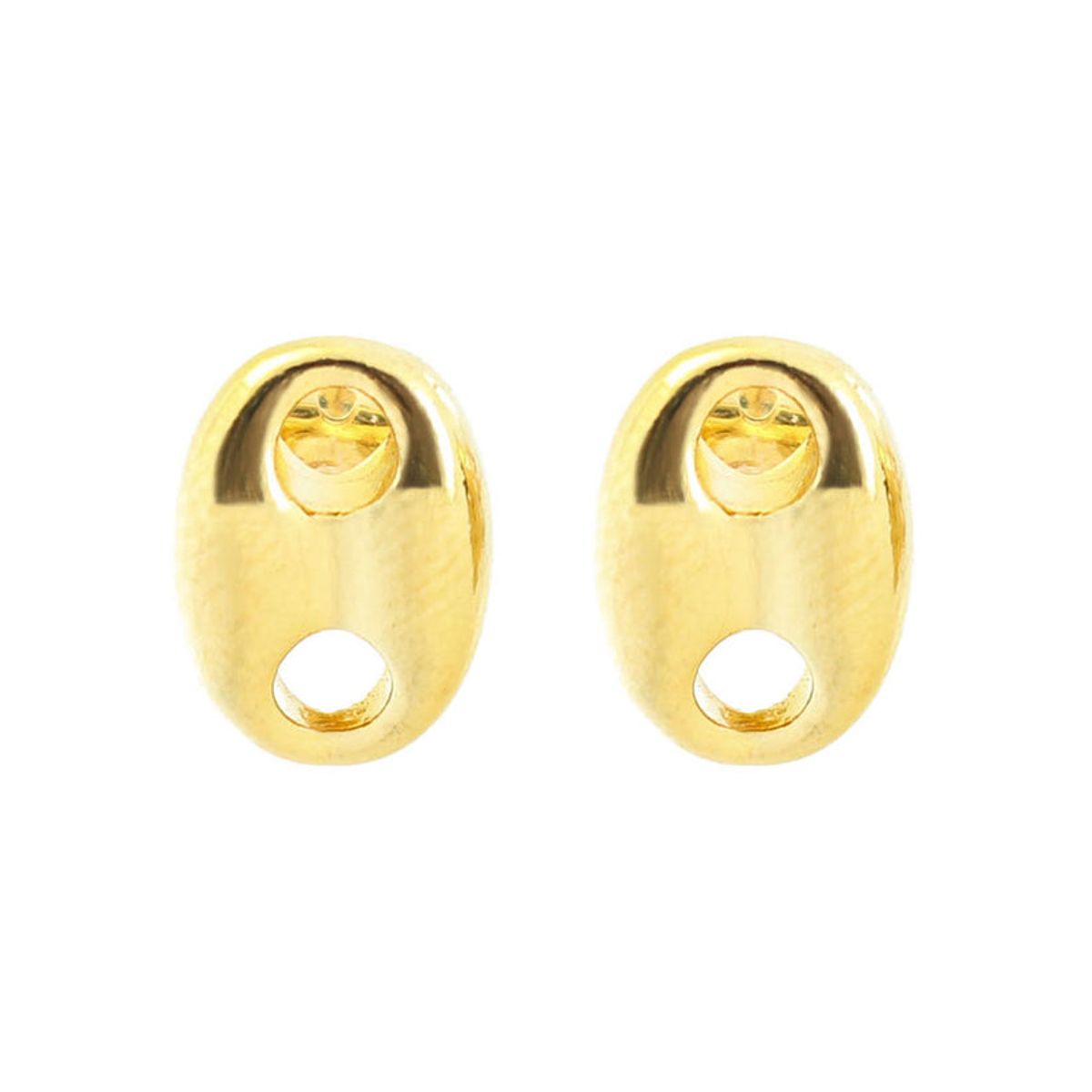 Giovani GOLD NYC 14K Gold Overlay Mariner Stud Earrings