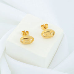 Giovani GOLD NYC 14k Gold Mariner Stud Earrings
