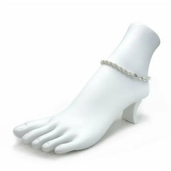 Giovani Gold NYC 14K YELLOW GOLD ROPE LINK ANKLET 5MM 10'' WHITE/YELLOW + JEWELRY POUCH FOR WOMEN TEENS