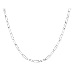 Giovani GOLD NYC 925 Sterling Silver Italian Paperclip Rolo Chain Necklace Italy 14''-36'' All Sizes