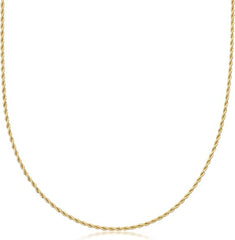 Giovani GOLD NYC 18K Gold Rope Chain Necklace - Made In Brazil