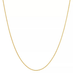 14k Dainty Thin Yellow Gold Box Chain Necklace .8MM Pure 14 Karat Gold Necklace, 16''-30’' Men Women Unisex Teens 14k Box Chain Necklace