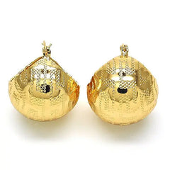 Giovani GOLD NYC 18K Gold Plated Small Hoop Earrings – Greek Key Design with Polished Finish
