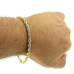 Giovani GOLD NYC 18K Gold Plated Cuban, Mariner, Figaro, or Rope Bracelet