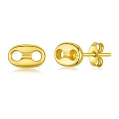 Giovani GOLD NYC 14k Gold Mariner Stud Earrings
