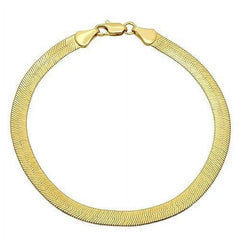 Giovani GOLD NYC High-End Quality Rare 18Kt Pure Liquid Gold Filled Herringbone Bracelet – Sleek, Luxurious & Timeless