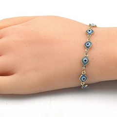 Giovani GOLD NYC Women's 18K-Gold-Plated Protection Good Luck Bracelet Made In Brazil