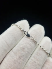 Giovani GOLD NYC Italian 2mm Solid 925 Sterling Silver Diamond-Cut Rope Chain Necklace