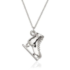 Giovani GOLD NYC Silver Cute Skate Charm Necklace Fun and Stylish Pendant on a Durable Chain – Perfect Gift for Skaters, Athletes & Sports Lovers