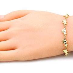 Giovani GOLD NYC 14K Gold-Plated Good Luck Elephant Bracelet – Adjustable & Charming Jewelry