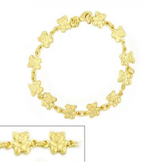 Giovani GOLD NYC 14k Gold Teddy Bracelet 7.5 "