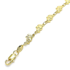 Giovani GOLD NYC 14K Gold-Plated Good Luck Elephant Bracelet – Adjustable & Charming Jewelry