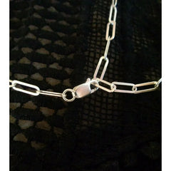 Giovani GOLD NYC 925 Sterling Silver Italian Paperclip Rolo Chain Necklace Italy 14''-36'' All Sizes