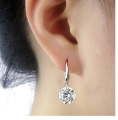 Giovani GOLD NYC 925 Sterling Silver 2.00 ct. Cubic Zirconia Drop Earrings