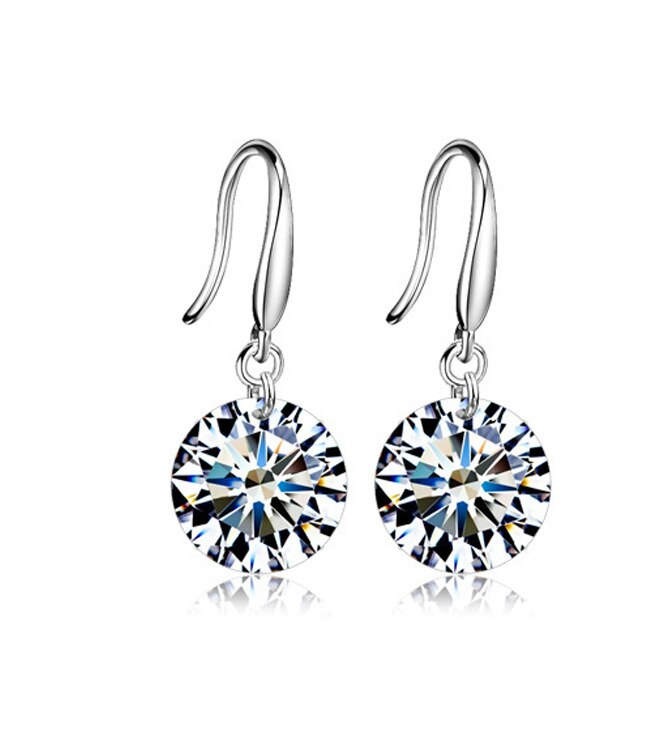 Giovani GOLD NYC 925 Sterling Silver 2.00 ct. Cubic Zirconia Drop Earrings