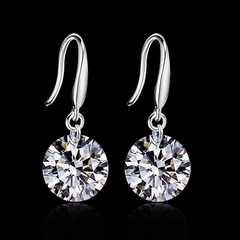 Giovani GOLD NYC 925 Sterling Silver 2.00 ct. Cubic Zirconia Drop Earrings