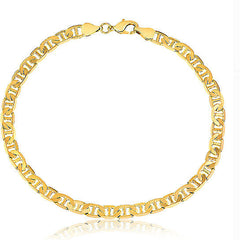 Giovani GOLD NYC Filled High Polish Finish 14K Mariner Anklet Gold