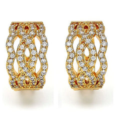 Giovani GOLD NYC GOLD DIAMOND ACCENT EARRINGS