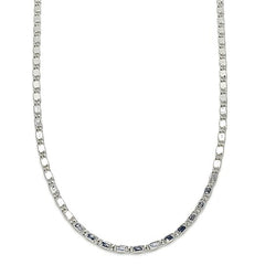 Giovani GOLD NYC RHODIUM FILLED HIGH POLISH FINSH BASIC NECKLACE, RHODIUM TONE