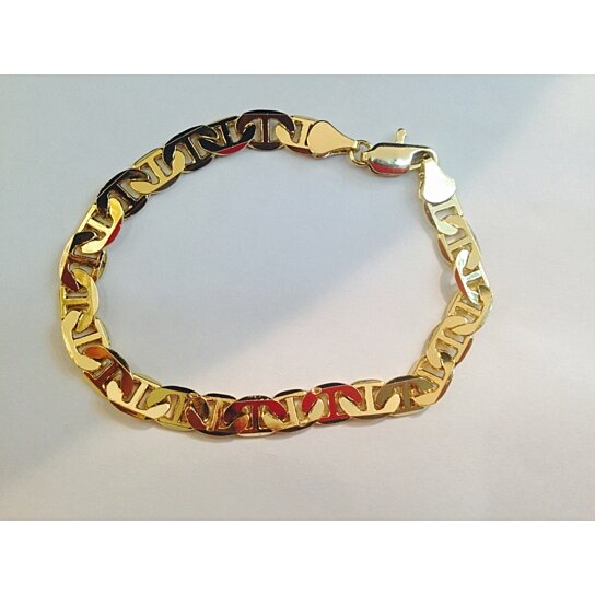 Giovani GOLD NYC 14K Gold Mariner Link Bracelet 8" unisex 14K Gold
