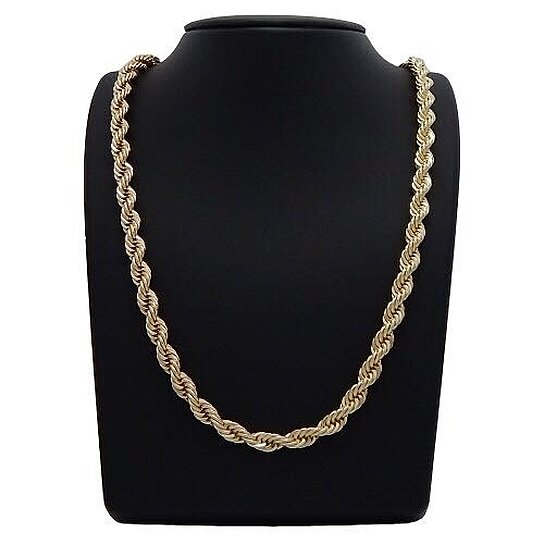Giovani GOLD NYC 14k Gold Filled Rope Chain 4mm