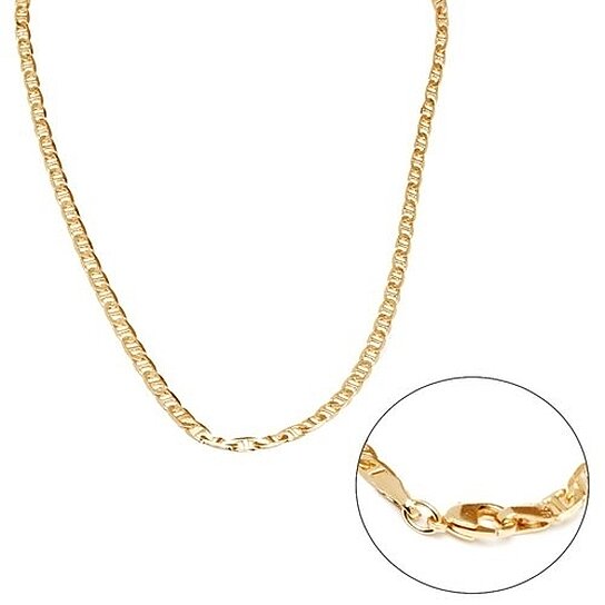 Giovani Jewels 18K YELLOW GOLD FILLED 24"MARINER LINK CHAIN UNISEX