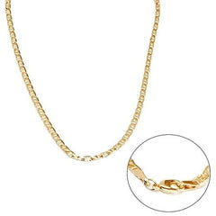 Giovani Jewels 18K YELLOW GOLD FILLED 24"MARINER LINK CHAIN UNISEX
