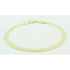 Giovani GOLD NYC 14k Gold Herringbone 7.5 Inch Bracelet