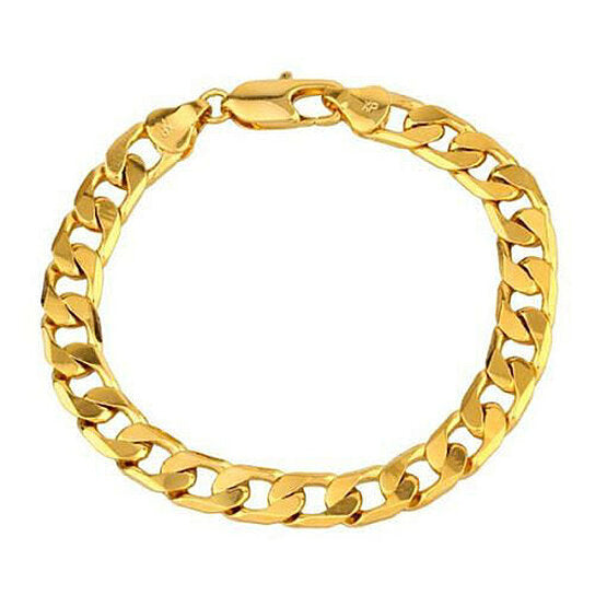 Giovani Gold NYC 14K Gold Plated Cuban Link Bracelet – 8" for Men & Women