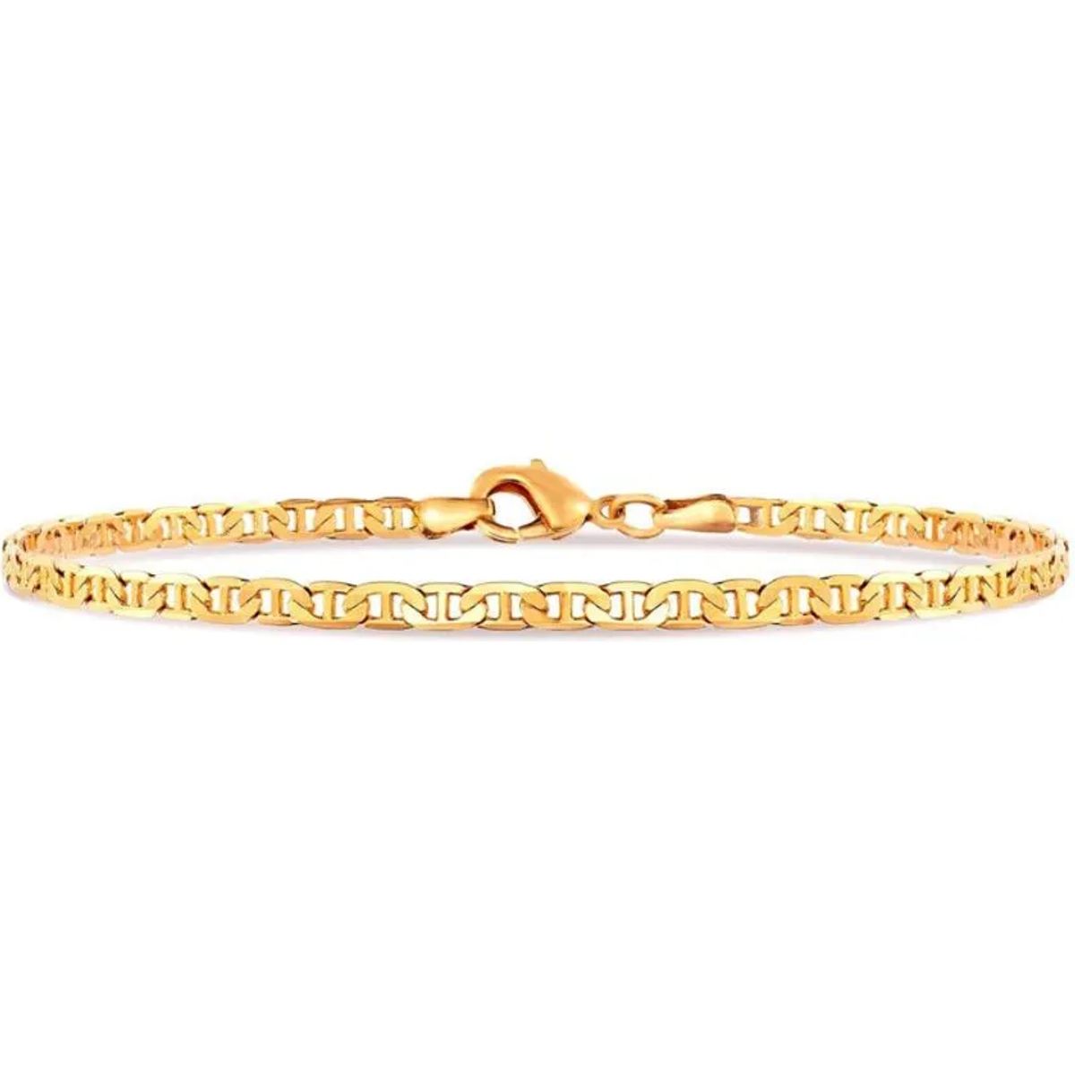 Giovani GOLD NYC 10-Inch 18K-Gold-Plated Flat Mariner Anklet