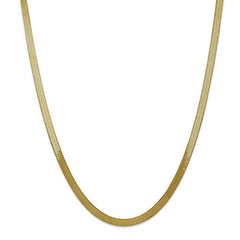 Timeless 14K Gold Herringbone Chain – Refined Elegance for Every Occasion