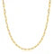 18K Gold Paperclip link Chain Necklace