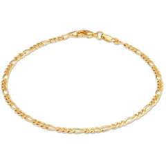 Giovani GOLD NYC 18K Gold Plated 4mm Figaro Anklet
