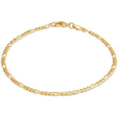 Giovani GOLD NYC 18K Gold Plated Figaro Anklet