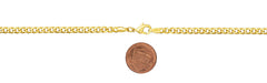 18K Gold Plated 5mm Cuban Link Necklace