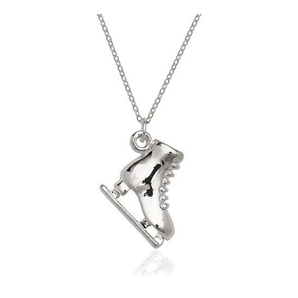 Giovani GOLD NYC .925 Sterling Silver Plated Skate Charm Necklace