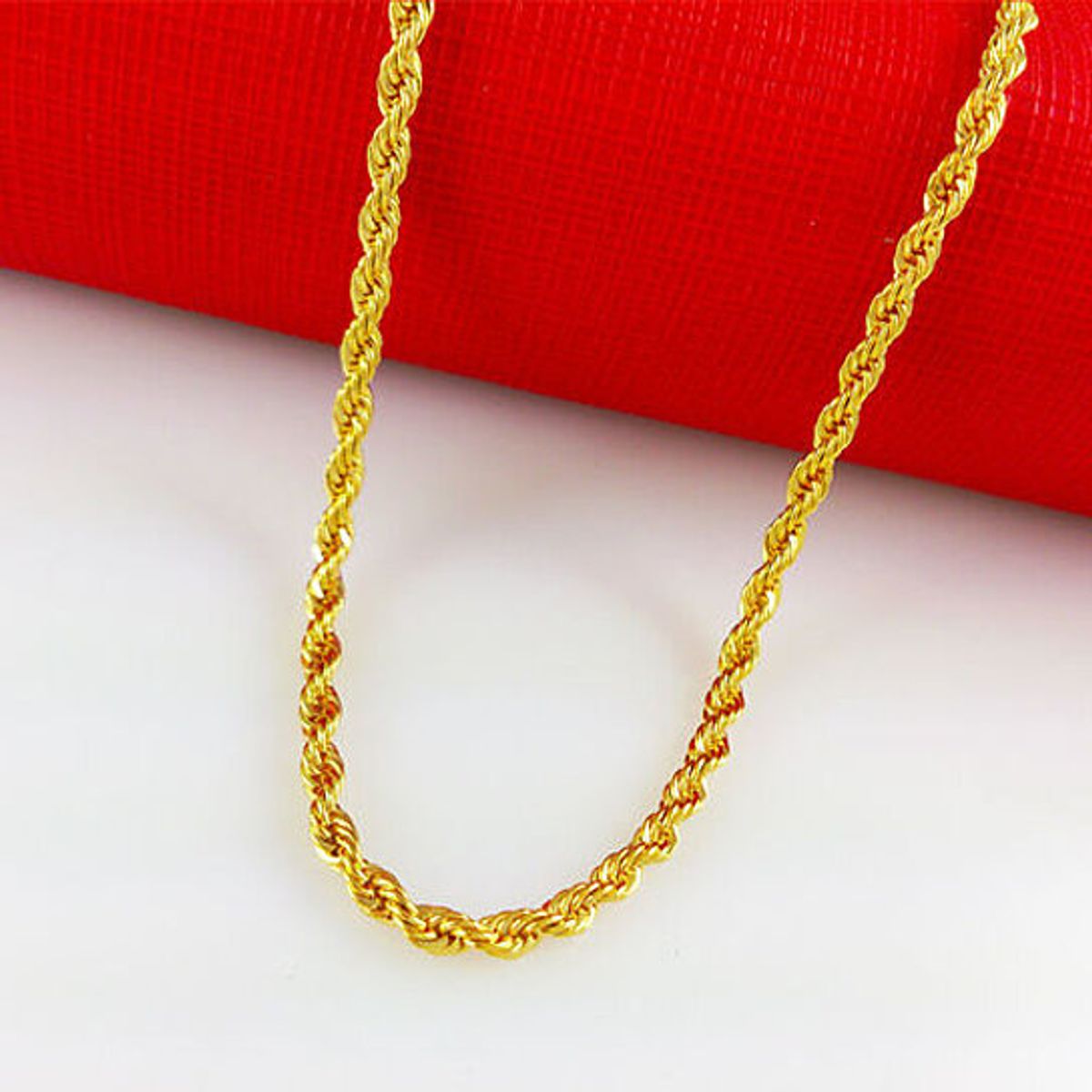 Giovani GOLD NYC  Men's 14K Gold Filled 24-Inch 3mm Rope Chain