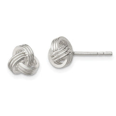 Giovani GOLD NYC Sterling Silver Plated Love Knot Stud Earrings