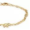 Giovani GOLD NYC 18K Gold Plated Flat Marina Elephant Anklet For Women- Made In Brazil