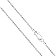 Pure .925 Sterling Silver Rope Chain 3.5MM Choker Stacking Necklace - 5 Lengths